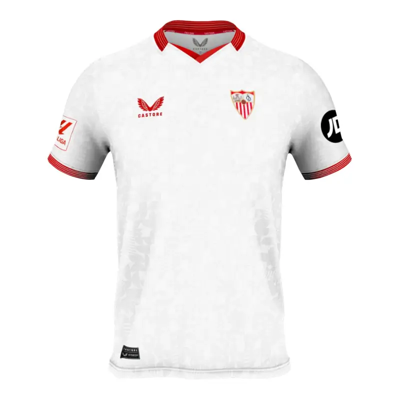 2023-2024 Sevilla home soccer jersey