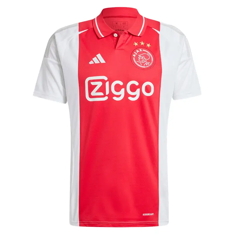 2024-2025 Ajax home soccer jersey