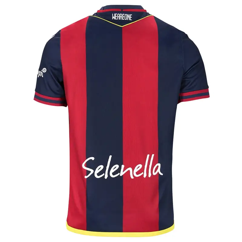 2024-2025 Bologna home soccer jersey back