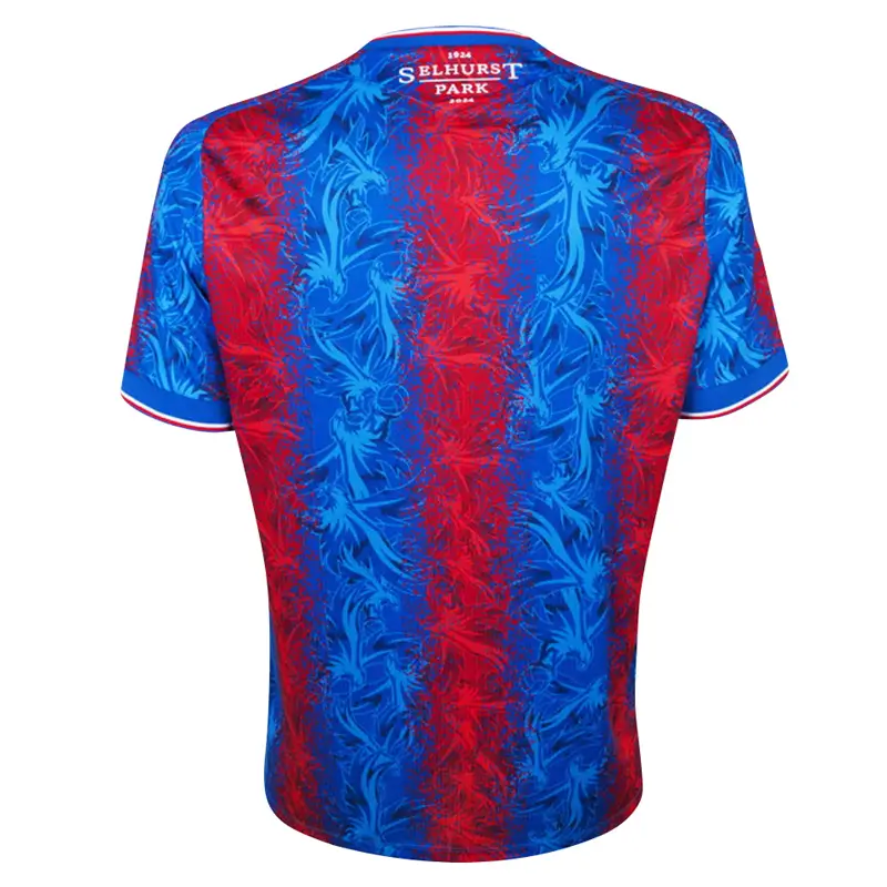 2024-2025 Crystal Palace home soccer jersey back