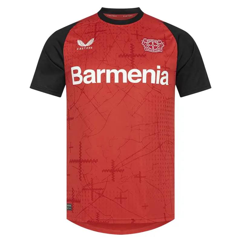 2024-2025 Leverkusen home soccer jersey