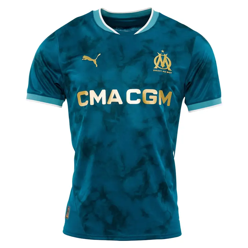 2024-2025 Marseille away soccer jersey