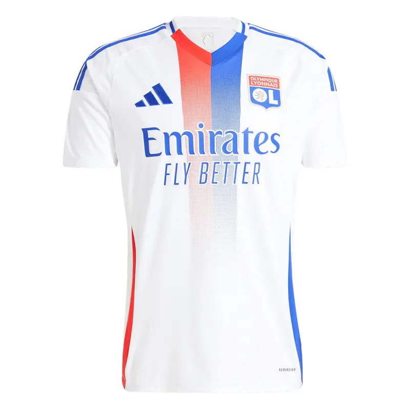 2024-2025 Olympique Lyonnais home soccer jersey