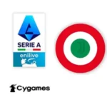 2024-2025 SerieA badge & cygames sponsor badges & Copa Italia Winner badges +$2.00