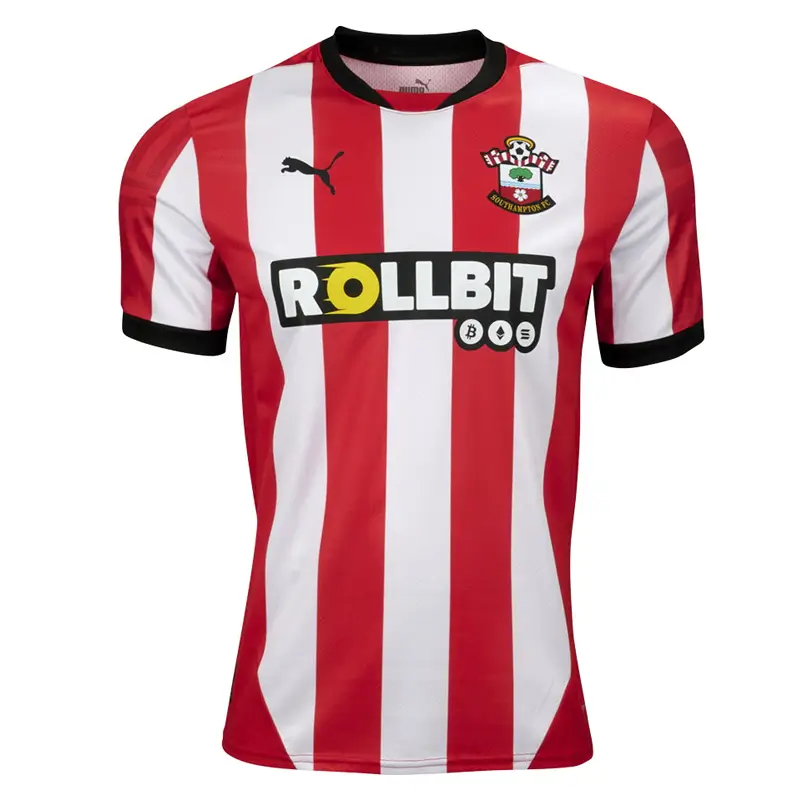 2024-2025 Southampton home soccer jersey