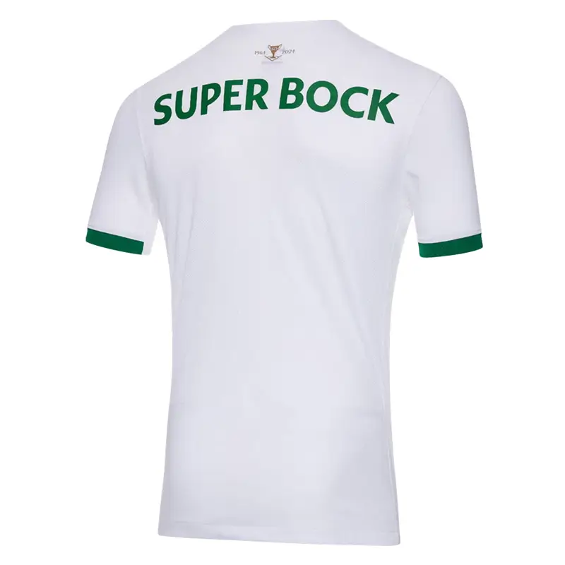 2024-2025 Sporting Lisbon away soccer jersey back