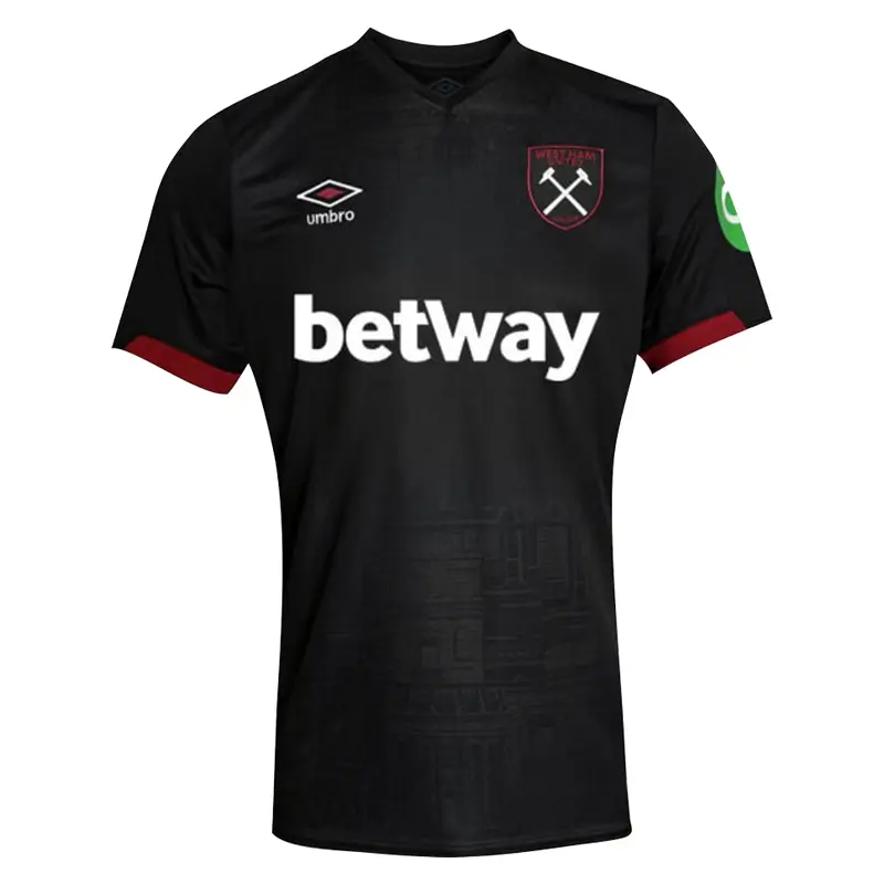 2024-2025 West Ham United away soccer jersey