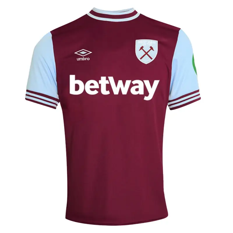 2024-2025 West Ham United home soccer jersey