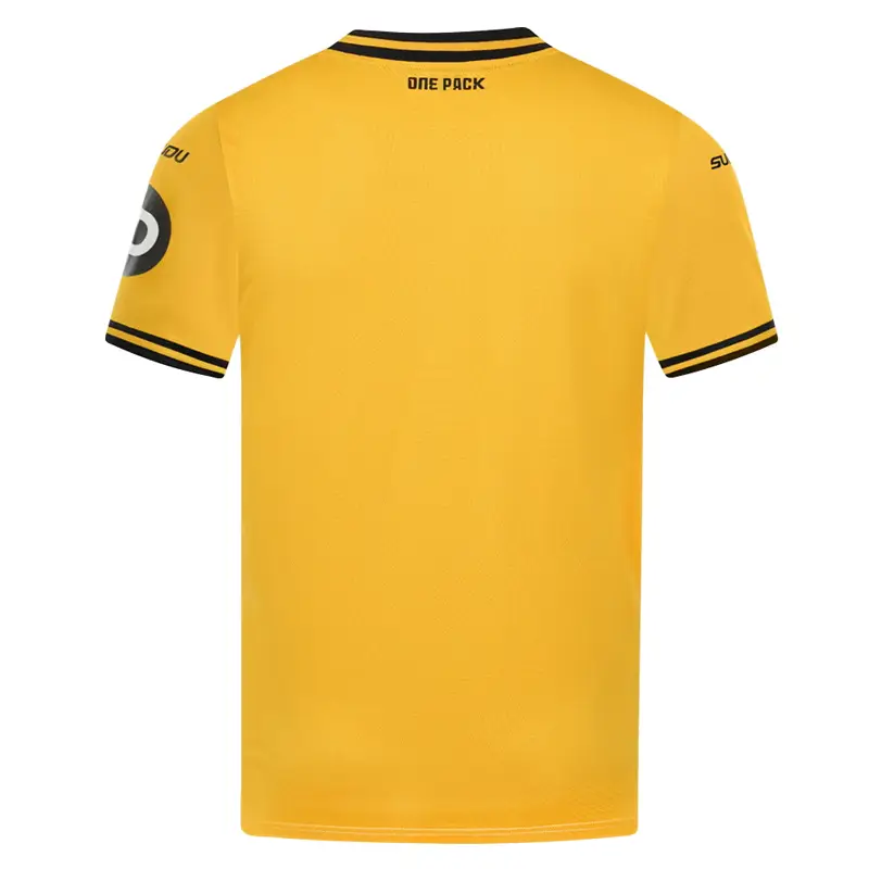 2024-2025 Wolverhampton Wanderers home soccer jersey back