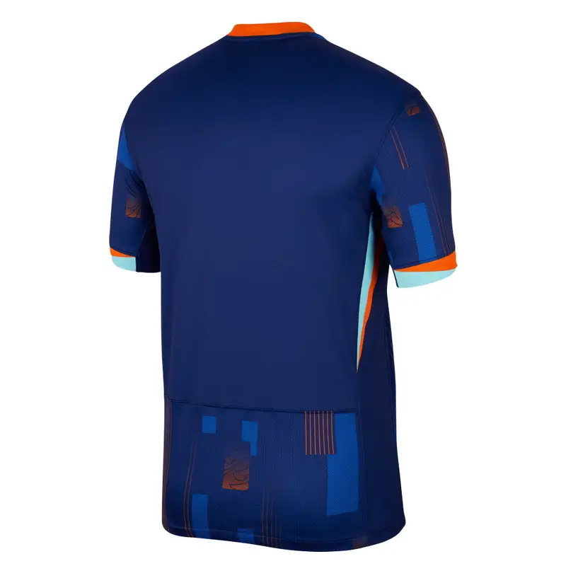 2024 Netherlands away soccer jersey back