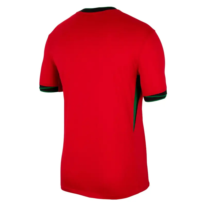 2024 Portugal home soccer jersey back