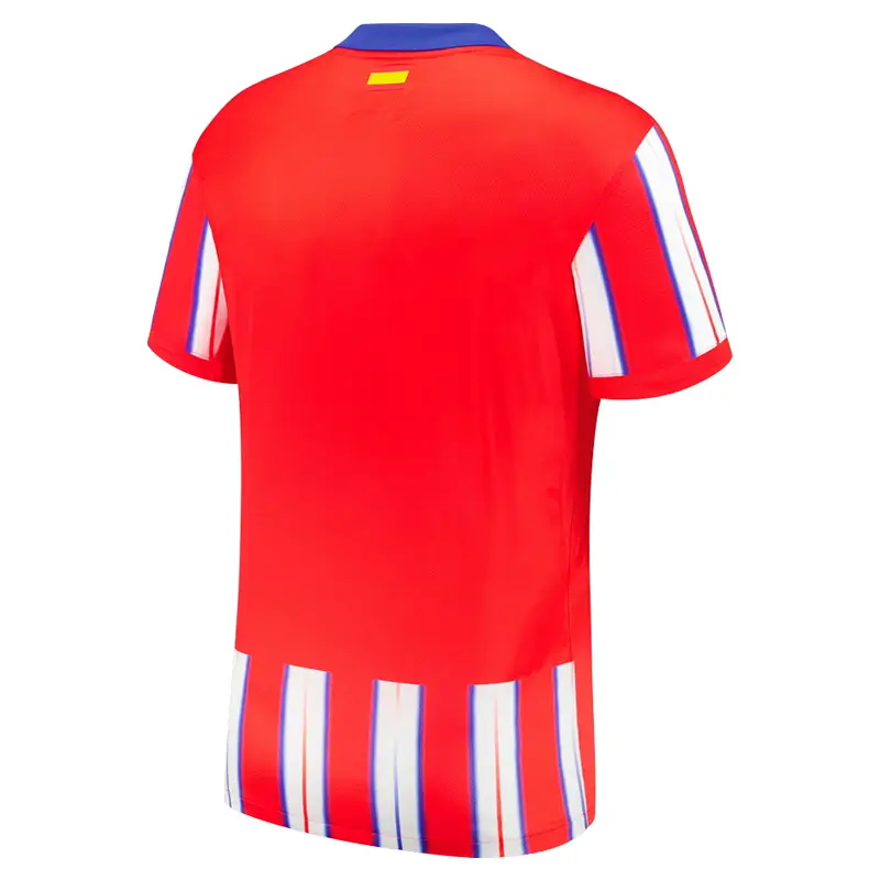 2024-2025 Atletico Madrid home soccer jersey back