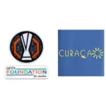 EUROPA LEAGUE SET badge & CURACAO badges +$2.00